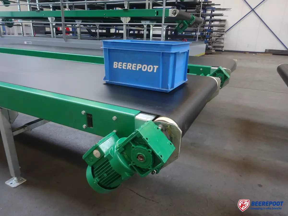 Vlakke transportbanden